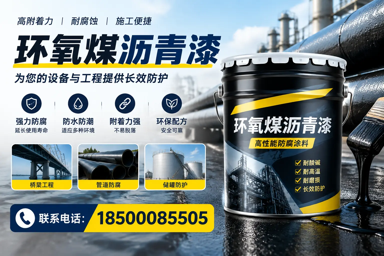 环氧煤沥青漆与其他涂料的对比分析，助力萍乡企业决策